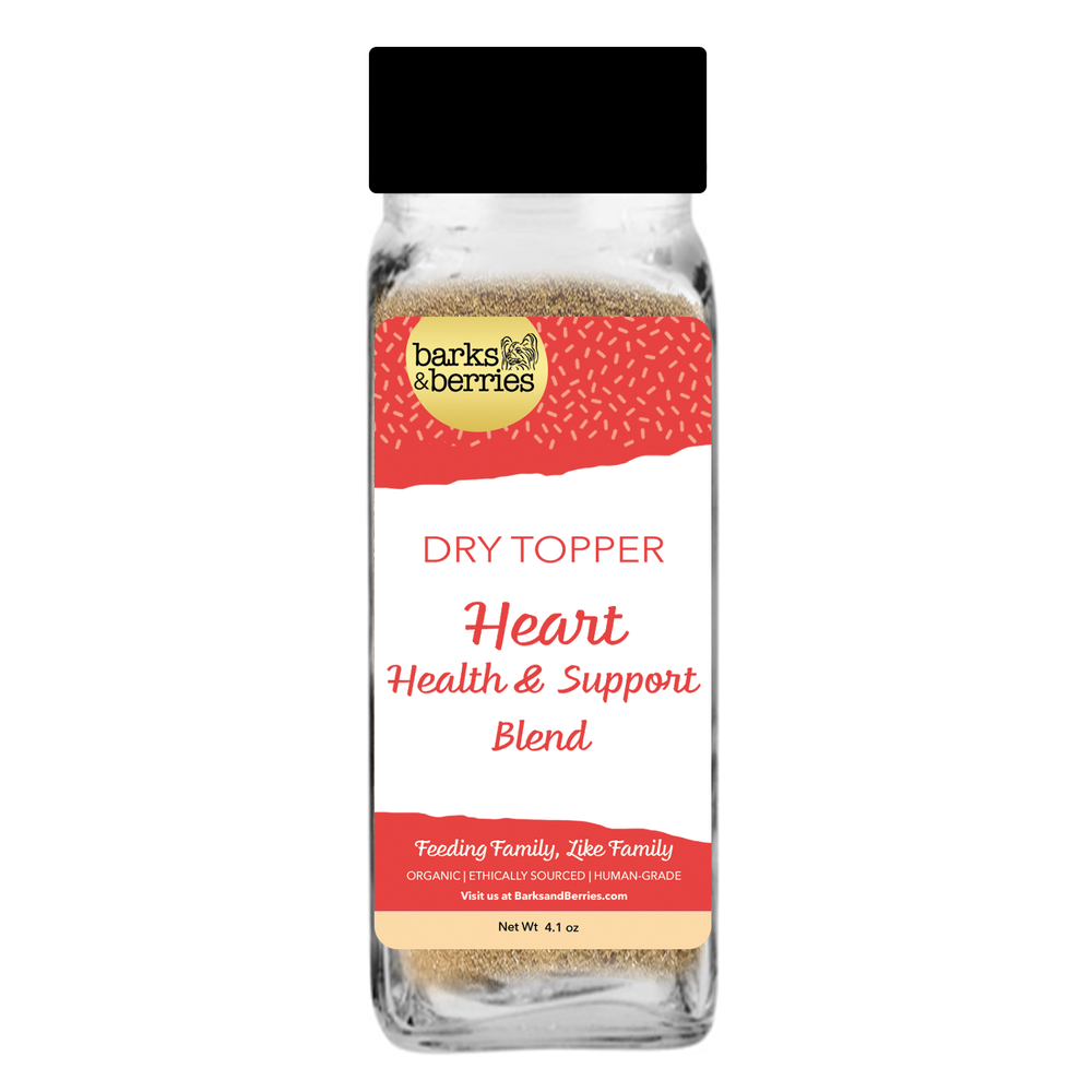 Organic Dog Food Topper - Heart Health and Support Blend  Edit alt text