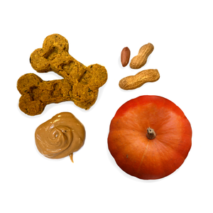 Organic Dog Treats - Pumpkin and Peanut Butter Pawpers